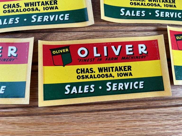 (5) Oliver Dealership Decals