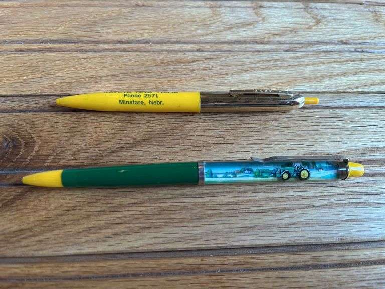 (2) John Deere Pens