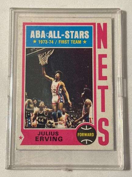 1974 Topps ABA #200 Julius Erving ABA All-Star New York Nets