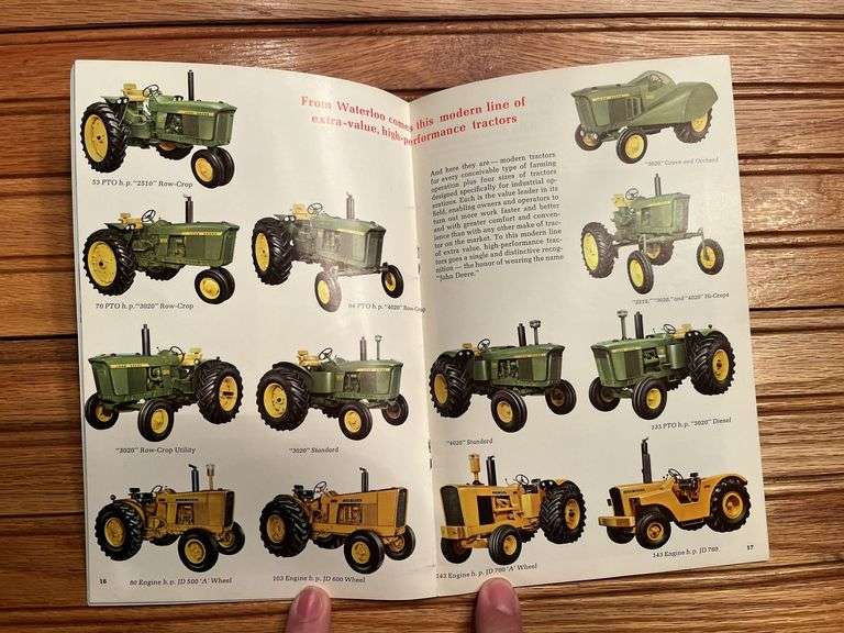 1964 John Deere Waterloo Tractor Works Factory Booklet