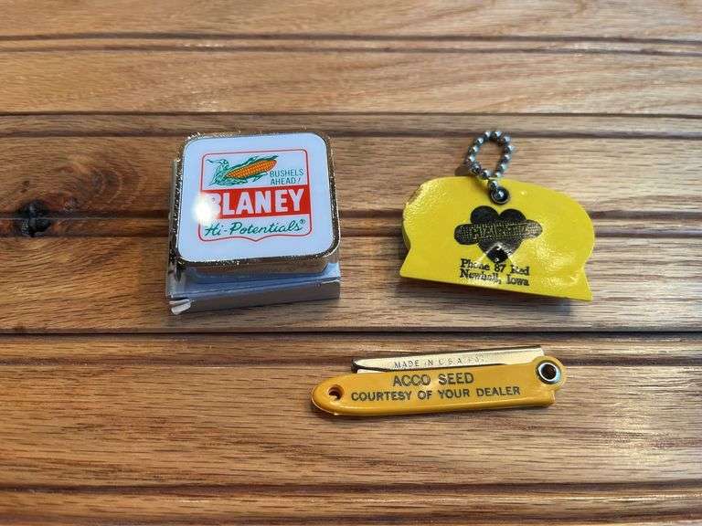 (3) Seed Company Tape Measure, Knife, Keychain image