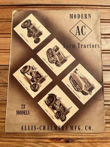 Allis Chalmers Sales Literature