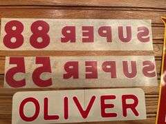 (5) Oliver Decals