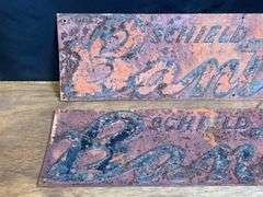 (2) Schield Bantam SST Signs