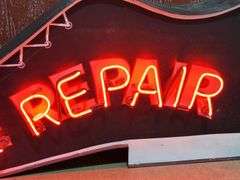 Shoe Repair SST Neon Sign
