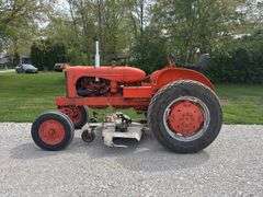 Allis Chalmers WD45 and Belly Mower