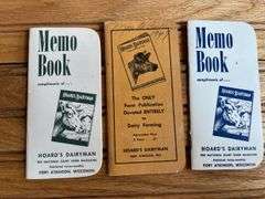 (3) Hoard’s Dairyman Notebooks