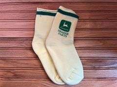 (3) John Deere Hat, Apron, Socks