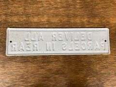 (2) Notary Public + Deliver Parcels in Rear SST Signs