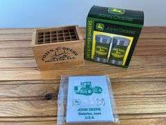(2) John Deere S&P Shakers + Crate