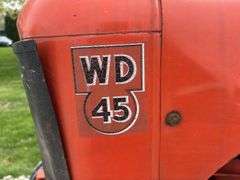 Allis Chalmers WD45 and Belly Mower