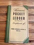 (2) 1954 John Deere Farmers Pocket Ledgers