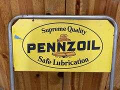Pennzoil Oil Can Rack