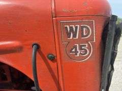 Allis Chalmers WD45 and Belly Mower