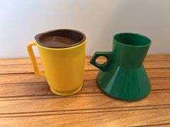 (4) John Deere Mugs