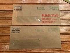 John Deere Employees Credit Union Envelopes