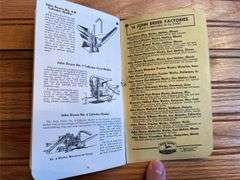 (2) 1954 John Deere Farmers Pocket Ledgers