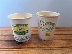 John Deere Popcorn Box, Cups, Coasters