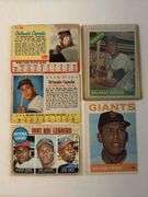 (5) 1960s Orlando Cepeda Baseball Cards