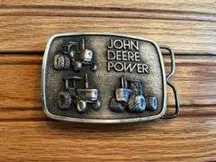 (3) John Deere Belt Buckles