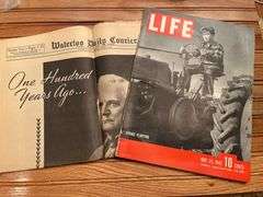 (2) John Deere Life Magazine + Waterloo Daily Courier