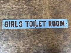 Girls Toilet Room SSP Sign