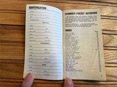 (3) 1967, 1973, 1992 John Deere Farmers Pocket Notebooks