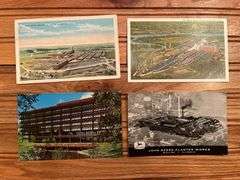 (4) John Deere Postcards