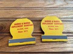 (2) Massey-Harris Matchbooks