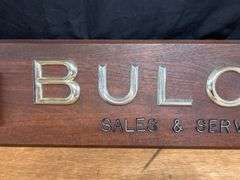 Bulova Sales & Service Sign