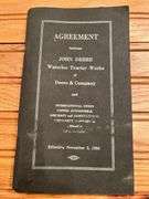 (2) John Deere Union Agreements