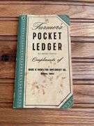 (2) 1955 + 1957 John Deere Farmers Pocket Ledgers