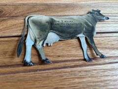 De Laval Cream Separator Tin Litho Cow