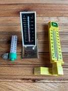 (3) John Deere Thermometers