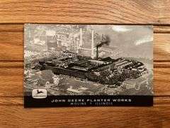 (4) John Deere Factory Postcards