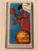(2) 1970 Topps Jerry Lucas & Wes Unseld Cards