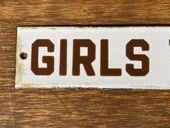 Girls Toilet Room SSP Sign
