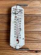 (2) John Deere Rain Gauge + Thermometer