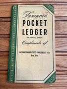 (2) 1954 John Deere Farmers Pocket Ledgers