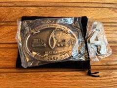 (3) John Deere Dubuque Works Belt Buckles