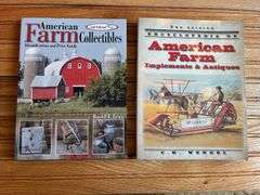 (2) Farm Implements + Collectibles Books