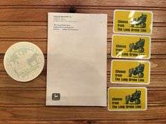 (6) John Deere Notepads + Pocket Calendars