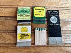 (5) John Deere Matchbooks