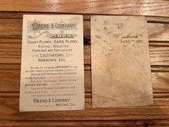 (4) John Deere Trade Cards