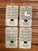 (6) John Deere Notepads + Pocket Calendars