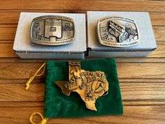 (3) John Deere Belt Buckles