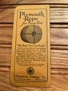 (3) Plymouth Binder Twine Sales Literature + Notebooks