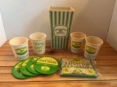 John Deere Popcorn Box, Cups, Coasters