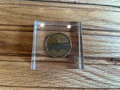 (2) John Deere 150th Anniversary Paperweight + 1970 Calendars