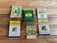 (5) John Deere Matchbooks